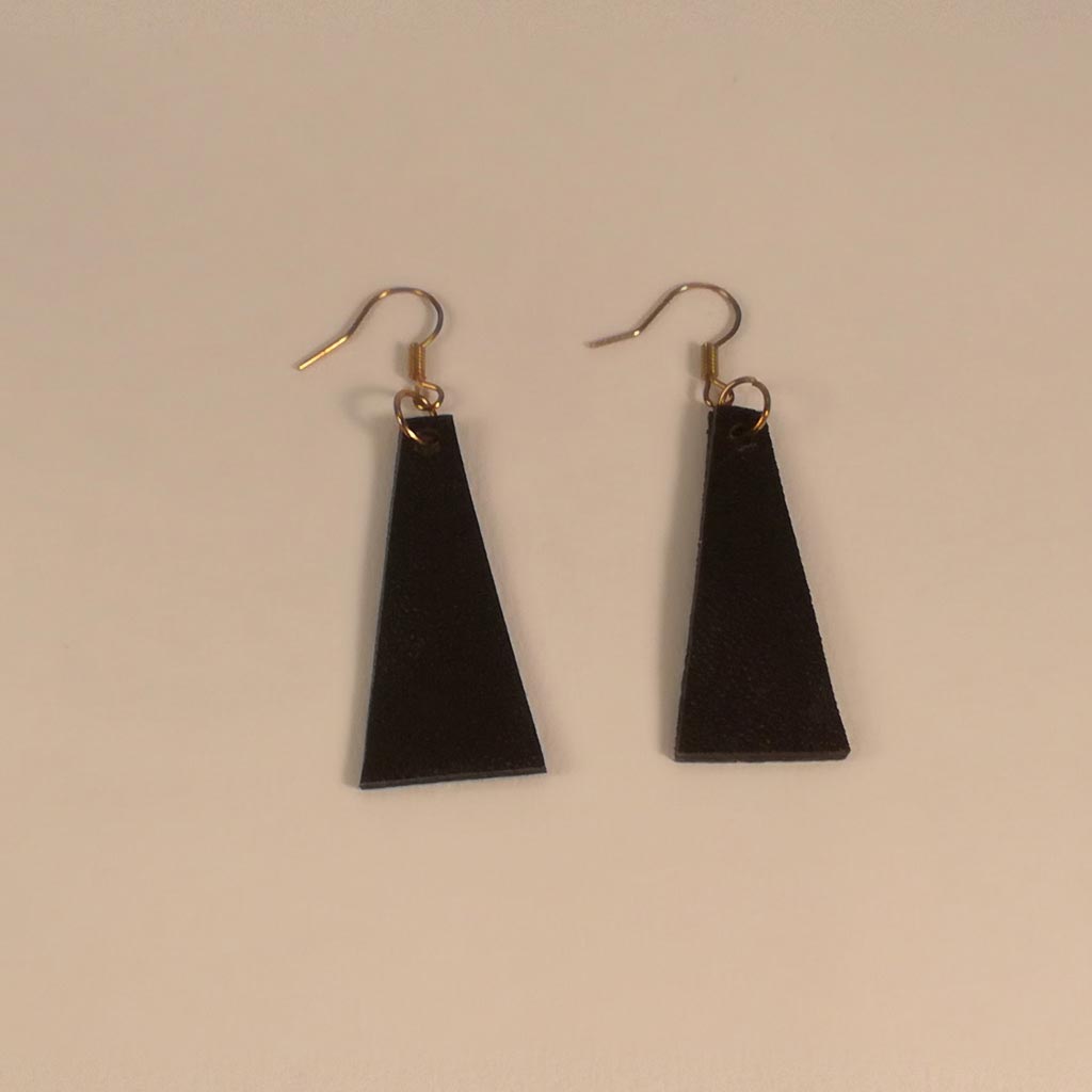 Boucles d'oreilles femme pas cher, cuir.